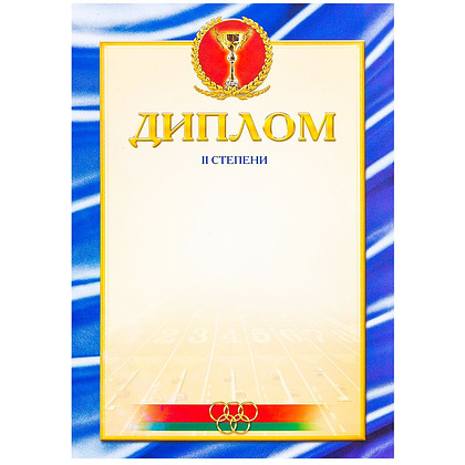 Диплом 2 степени, А4, 250 г/м2