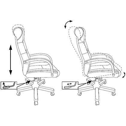 Кресло для руководителя "Бюрократ T-9928WALNUT/ECO", металл, дерево, экокожа, черный - 7