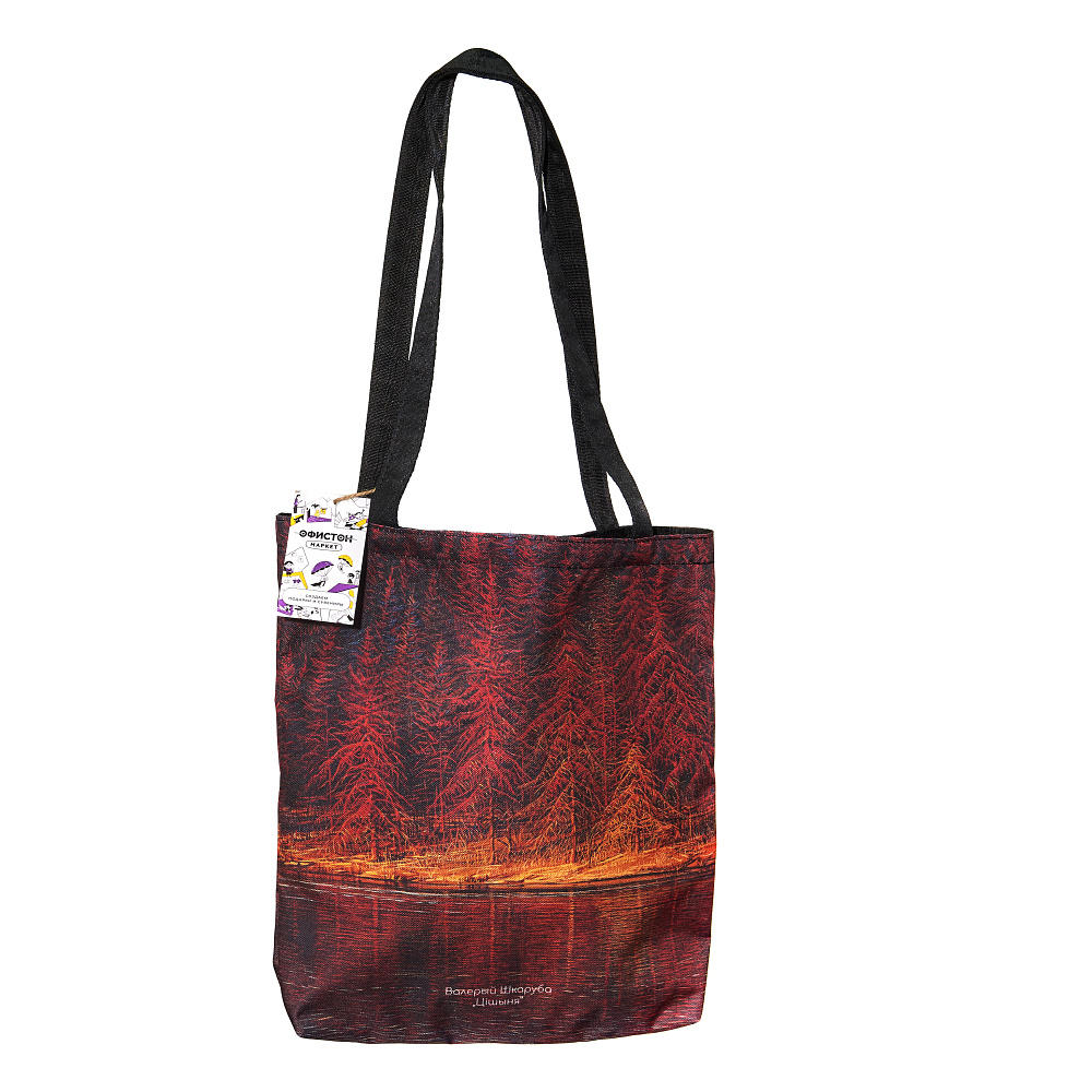 Сумка для покупок "Тишина", Валерий Шкарубо, разноцветный - 3