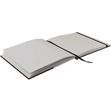 Скетчбук для маркеров "Сонет", 20х20 см, 220 г/м2, 40 листов, черный, на резинке