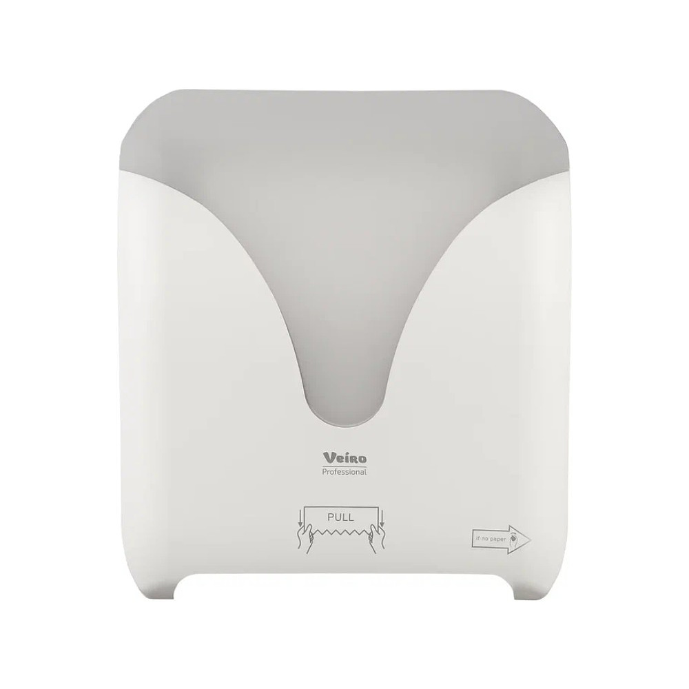 Диспенсер для полотенец рулонных "VEIRO Professional POD", пластик, белый