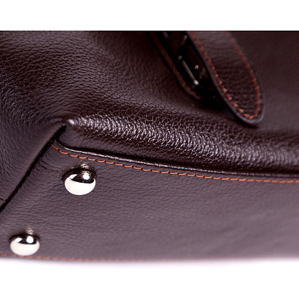 Портфель для документов "167", кожа, коричневый - 6