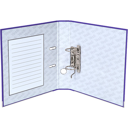 Папка-регистратор "Yesli:", А4, 50 мм, ПВХ Эко, фиолетовый - 6