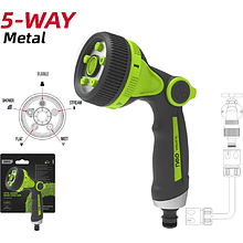 Пистолет-распылитель Deli GS EDL8762A , 3/4", 5 функций