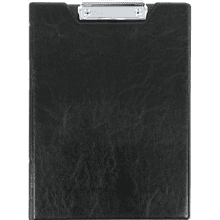 Планшет открывающийся с зажимом, A4, винил, черный