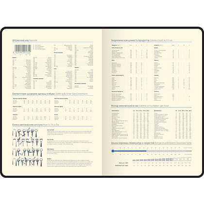 Ежедневник недатированный "xGold", А5, 320 страниц, бордовый - 6