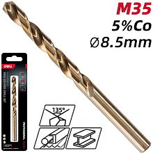 Сверло по металлу Deli RS EDH-MHZ085-E2, 8.5 мм, DIN 338, HSCo 5%