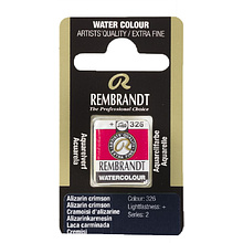 Краски акварельные "Rembrandt", 326 ализарин малиновый, кювета