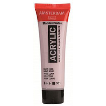 Краски акриловые "Amsterdam", 361 розовый светлый, 20 мл, туба