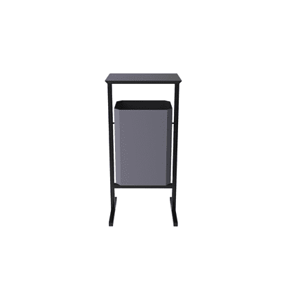 Урна уличная для мусора СТАНДАРТ, 35 л, металл, серый - 2