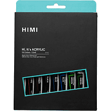 Краски акриловые "Himi.New vision", 18 цветов, тубы
