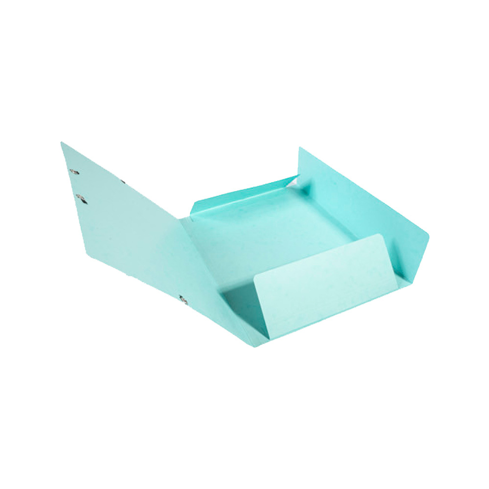 Папка на резинках "Aquarel", А4, 15 мм, картон, зеленый - 2