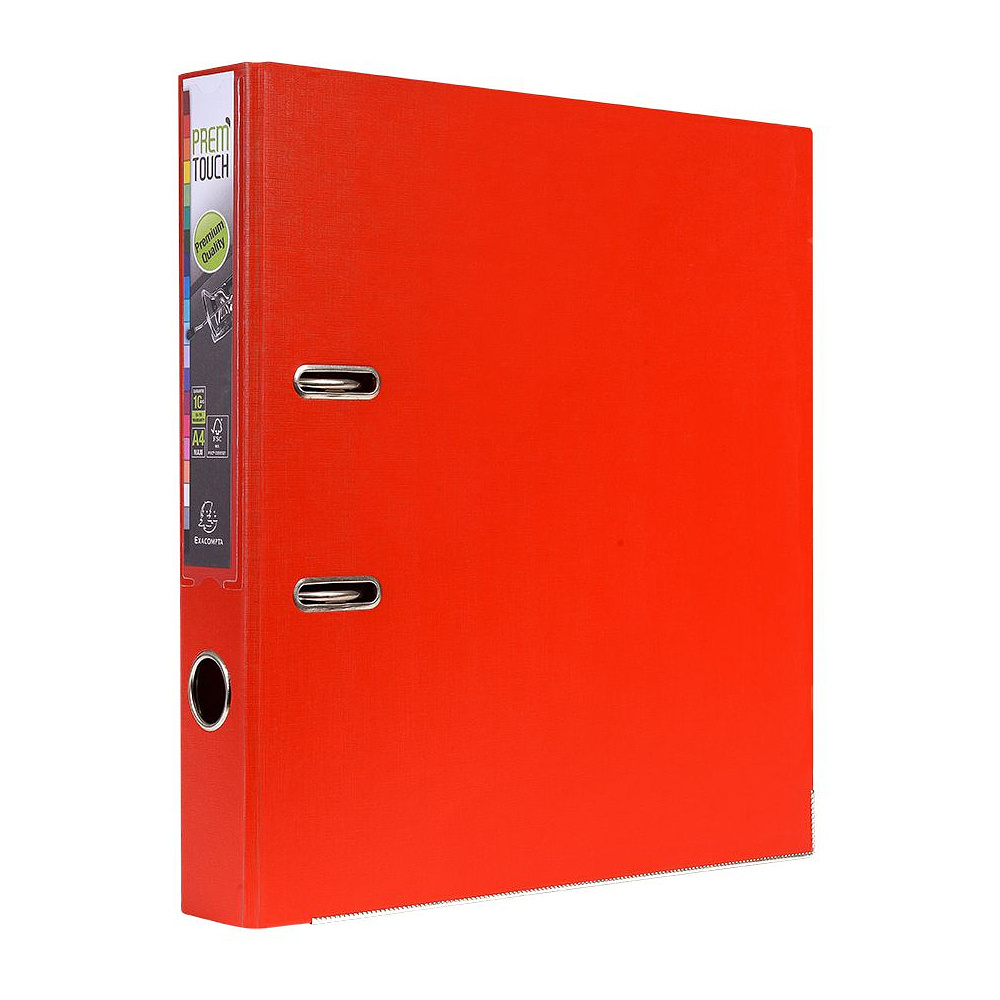Папка-регистратор "Exacompta", A4, 50 мм, ПВХ, красный