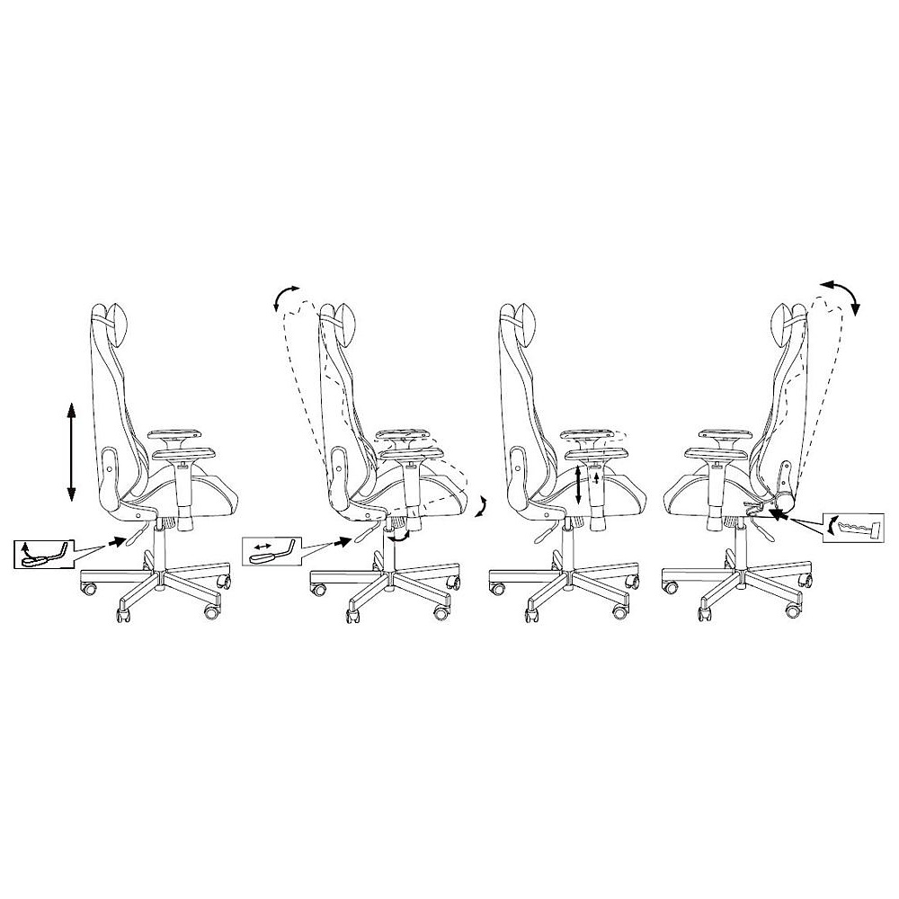 Кресло игровое Бюрократ "VIKING KNIGHT N1 Fabric", ткань, металл, синий - 15