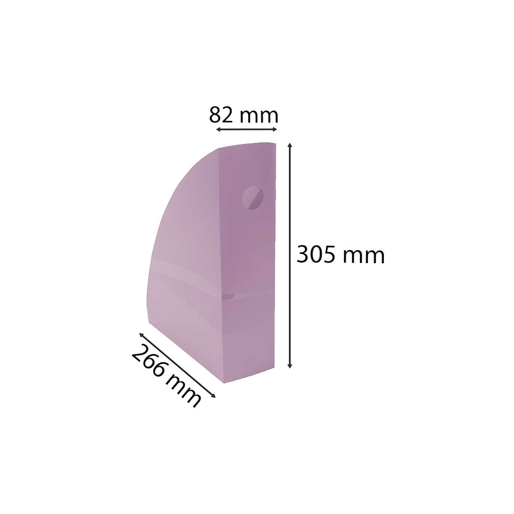 Модуль для бумаги вертикальный Exacompta "Aquarel", лиловый - 4