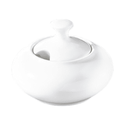 Сахарница "WL-995021", фарфор, 250 мл, белый