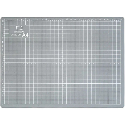 Коврик для резки "Малевичъ", А4, пятислойный, серый