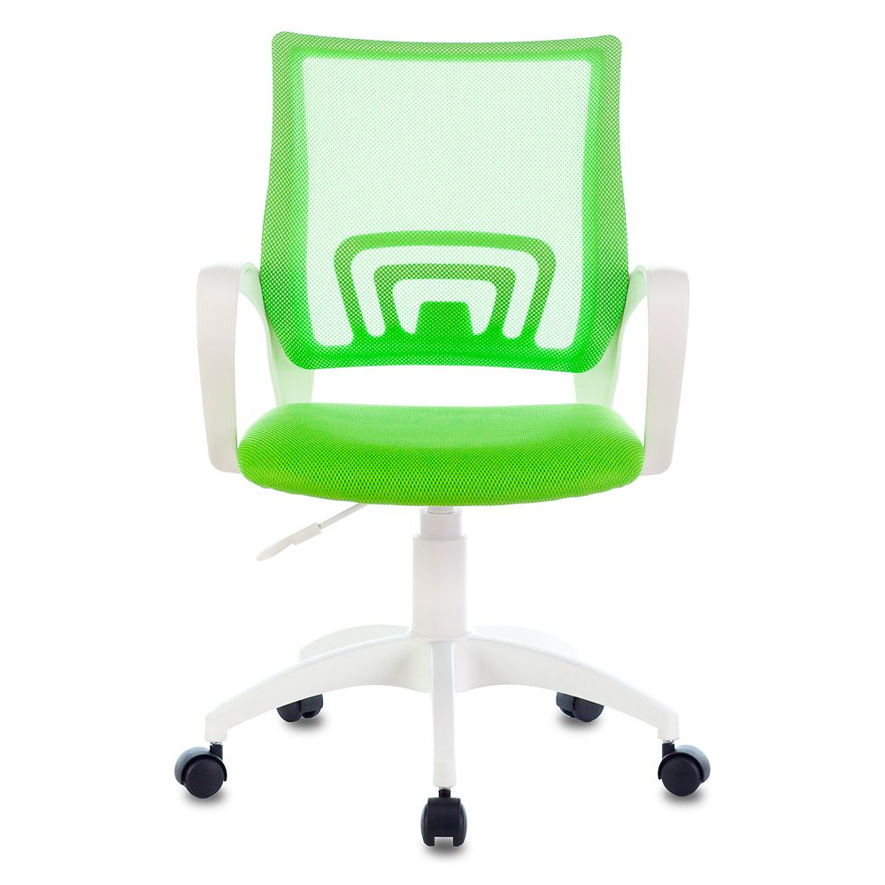Кресло Бюрократ "CH-W695NLT", сетка, ткань, пластик, салатовый - 2