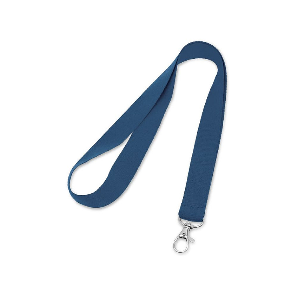 Тесьма с клипсой для бейджа "94405", 480x20 мм, синий - 4