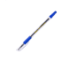 Ручка шариковая "BK410", 1.0 мм, прозрачный, стерж. синий