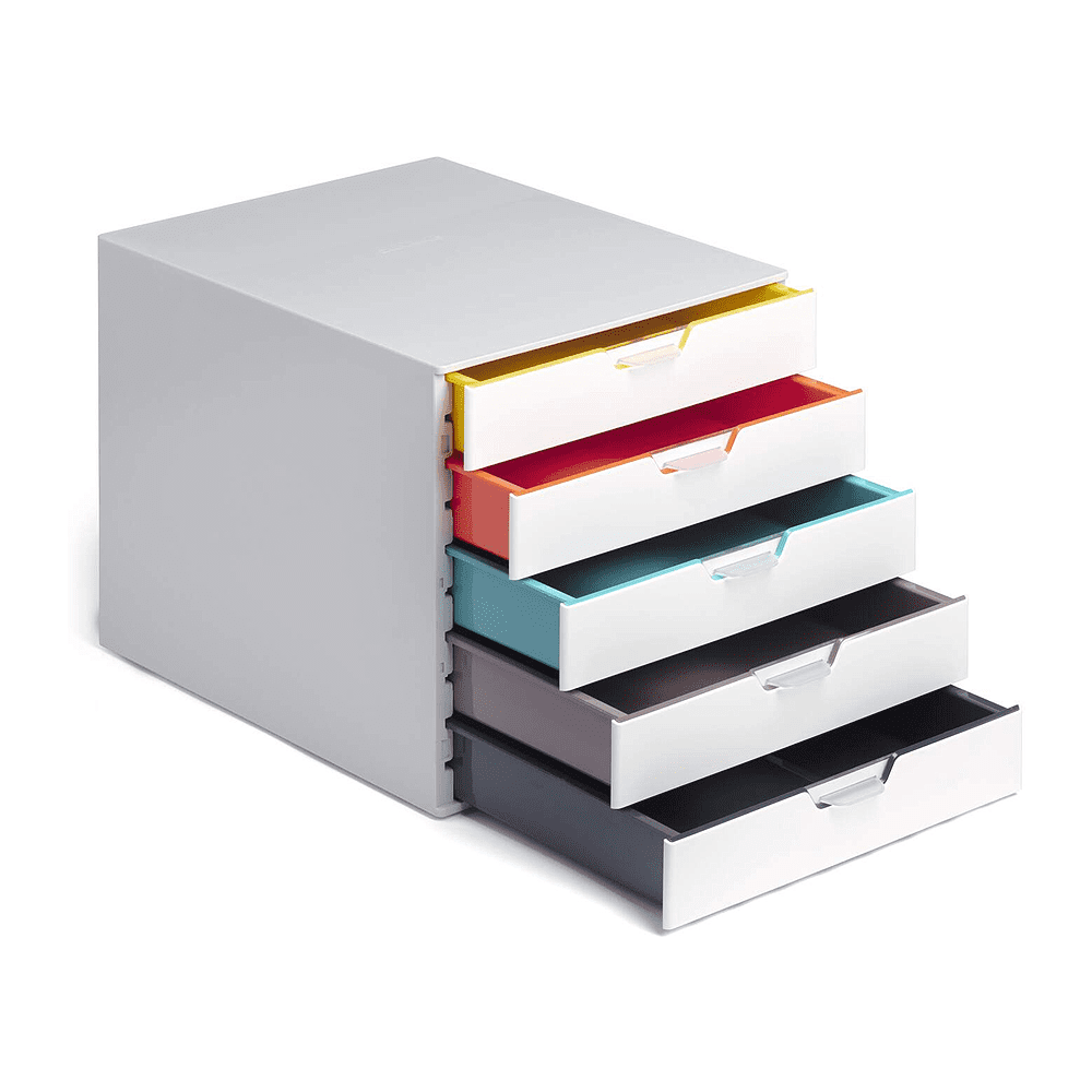 Блок из 5 лотков закрытый "Varicolor", 280x292x356 мм, 5 лотков - 4