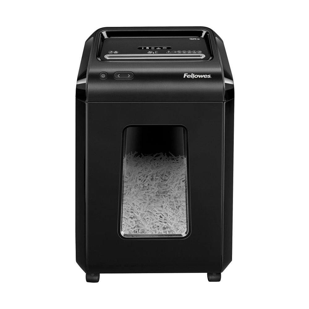 Уничтожитель Fellowes PowerShred 92Cs, DIN P-4, 4х38 мм, 18 листов., 25 литров., SafeSense