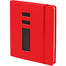 Ежедневник недатированный "La Manche", А5, красный