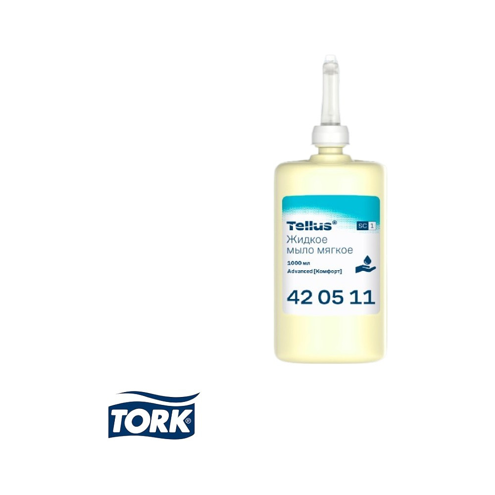 Мыло жидкое Tellus Комфорт, 1 л, мягкое, SC1