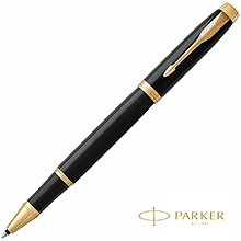 Ручка-роллер Parker "IM Black Lacquer GT"