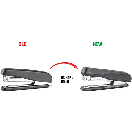 Скобосшиватель "HS-45P", № 24/6, 26/6, 30 листов, красный - 2