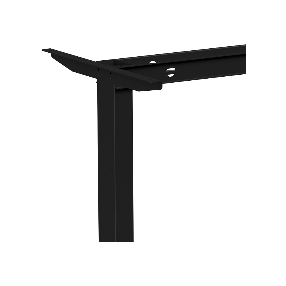 Стол с электроприводом WellDesk Basic 1200x675х18 черный/белый альпийский (9191456+9197776) - 6