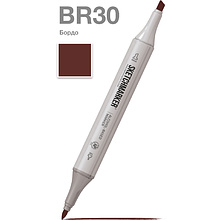 Маркер художественный "Brushmarker", двухсторонний, BR30 бордо