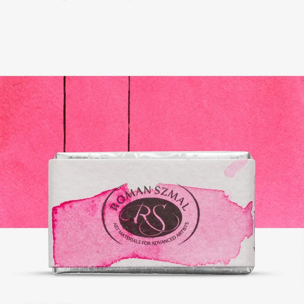 Краски акварельные "Aquarius", 382 хинакридон розовый тёплый, кювета - 2