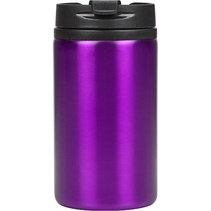 Кружка термическая "Jar", металл, пластик, 250 мл, фиолетовый, черный - 3