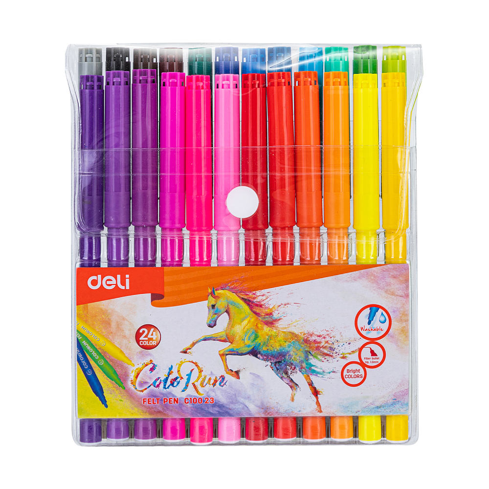 Фломастеры "ColoRun", 24 шт