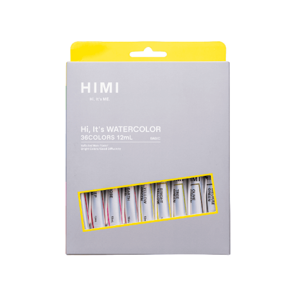 Краски акварельные "Himi Miya", 36 цветов, тубы - 2