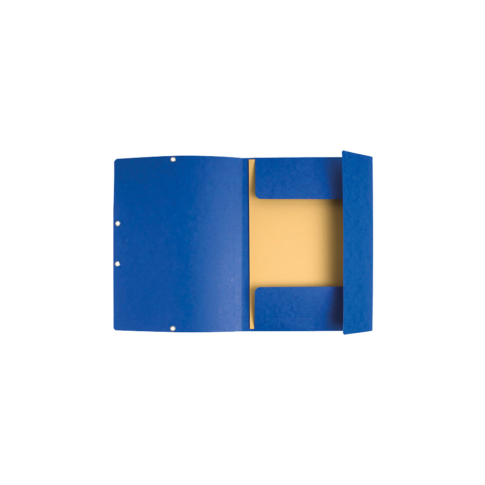 Папка на резинках "Manila", A4, 15 мм, картон, синий - 2