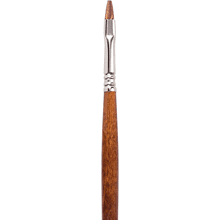 Кисть "Escoda Versatil Brush L/H", синтетика, темно-коричневый, плоская, №6