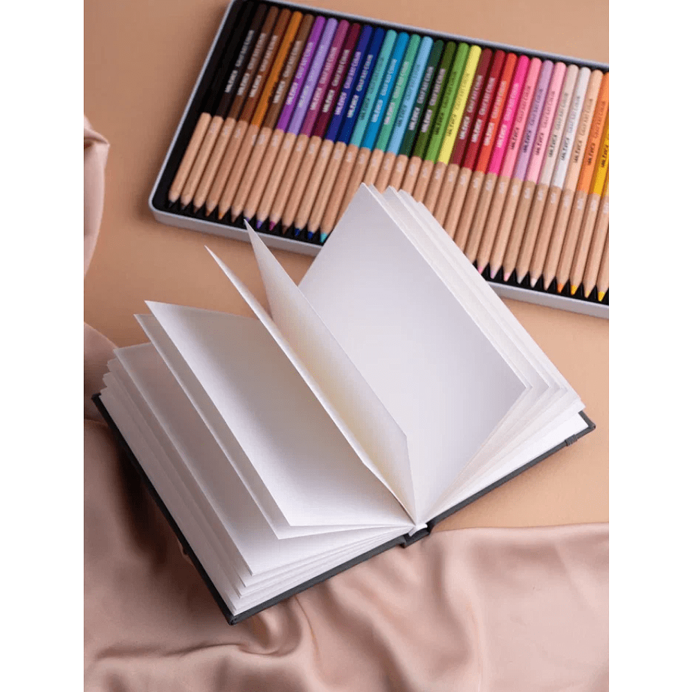 Скетчбук для графики "GrafArt white", 40 листов, А6, 160 г/м2, серый - 3