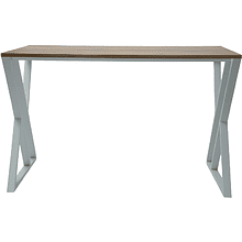 Стол письменный ALLERD GEON, белый муар, Дуб Нокс