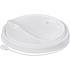Крышка пластиковая для стаканов d=90 мм, для горячих напитков, 50 шт/упак, флип-топ, белый
