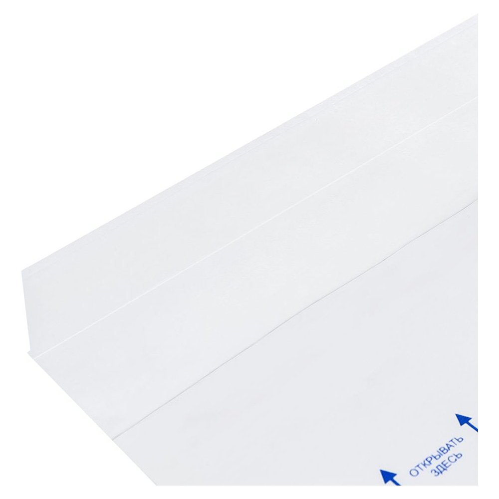 Конверт самоклеящийся с отрывной лентой, 1 шт, белый - 2