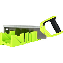 Стусло с ножовкой Deli GS EDL580900, 22.5°/45°/90°, 13 TPI, 300 мм, черный, зеленый