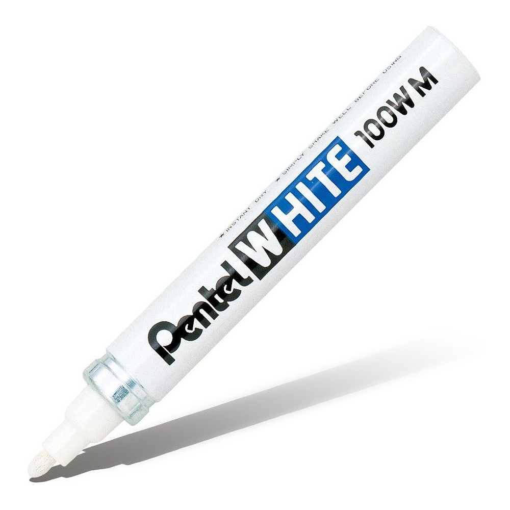 Маркер перманентний "X 100W-M", белый