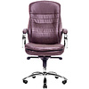 Кресло для руководителя "Valencia", экокожа, металл, коричневый - 2