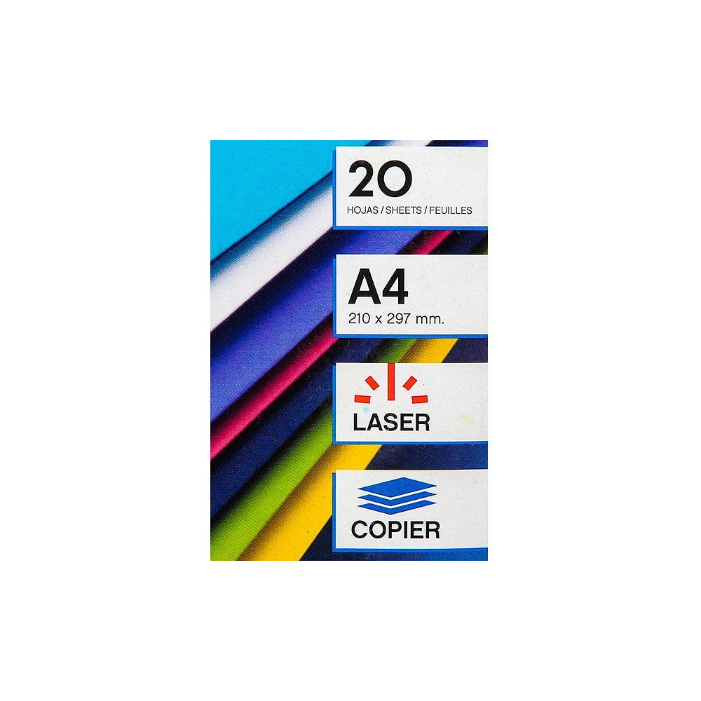 Влагоустойчивые серебрянные этикетки для лазерного принтера "Apli", 63.5x59.6 мм, 20 листов, серебристый - 2