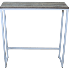 Стол консольный RION ALLERD, белый муар, Австралийское дерево