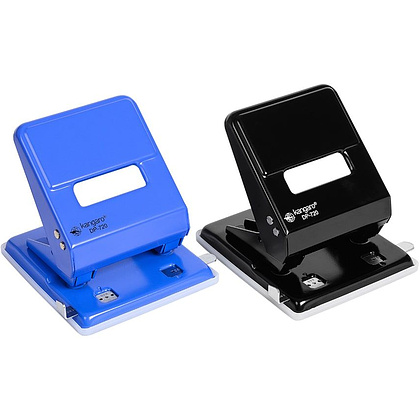 Дырокол Kangaro "DP-720", 36 листов, черный - 2