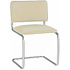 Стул для посетителей "Sylwia", кожзам, металл, бежевый
