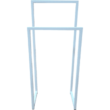 Вешалка напольная ALLERD 90 RION, белый муар